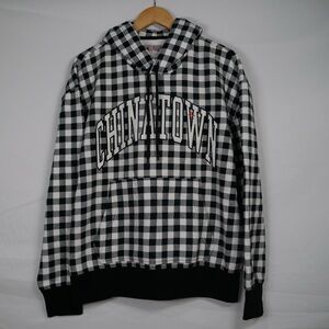 NWT Chinatown Market x Original Penguin Gingham Hoodie